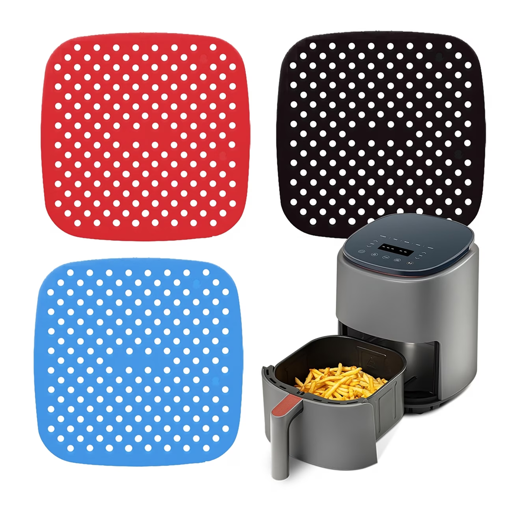 Kitchen Equipment For Baking - Reusable Air Fryer Pad, Silicone Non-stick