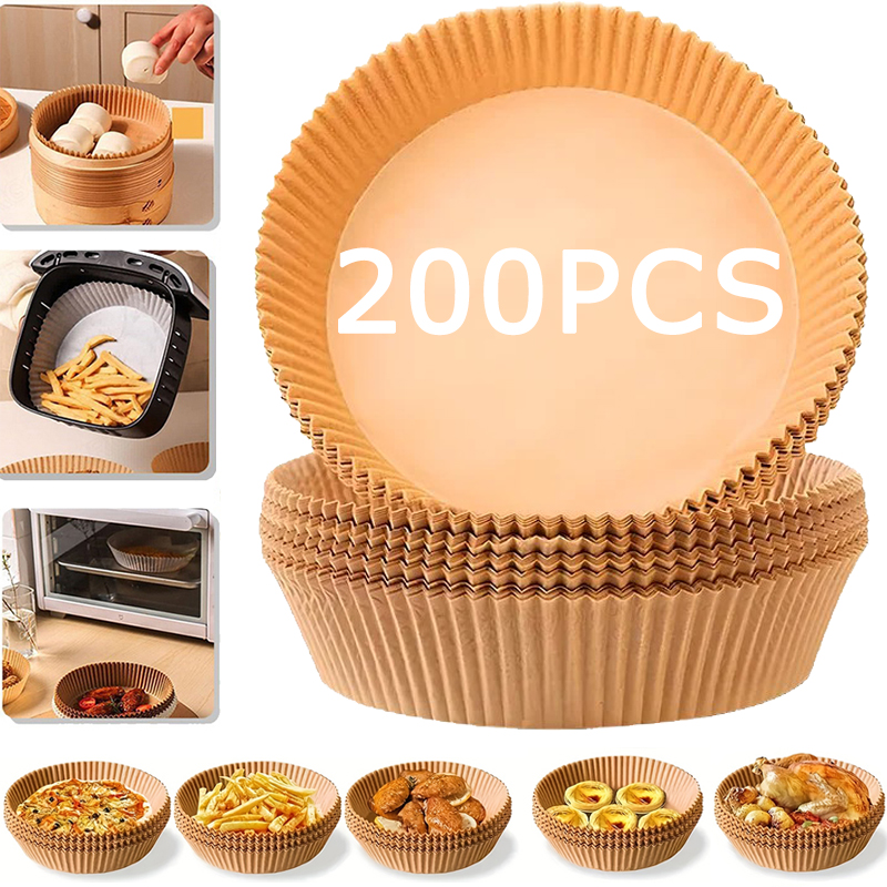 Kitchen Baking Tray Organiser - Air Fryer Baking Paper Liners 16/20cm