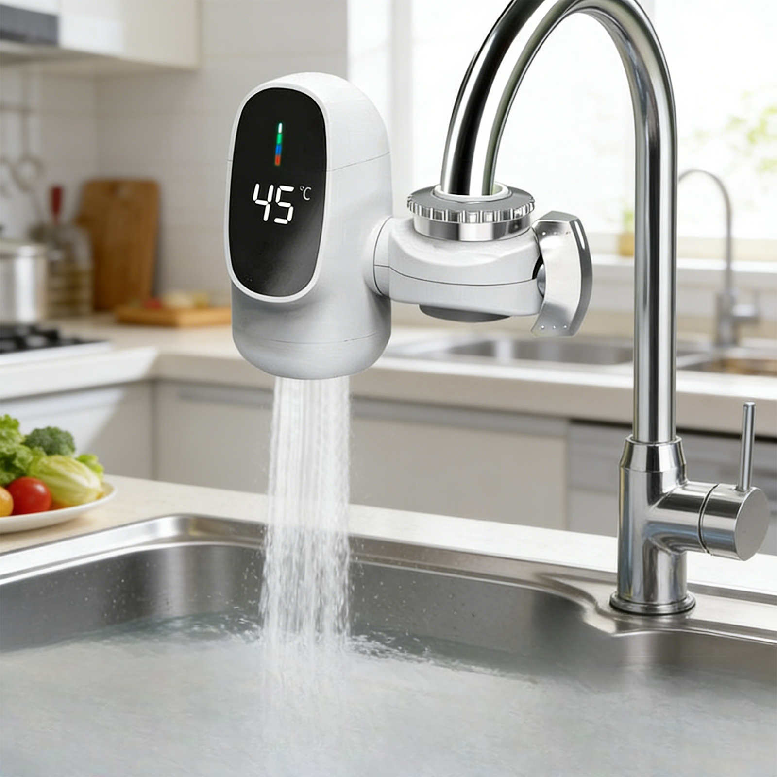 Kitchen Baking Mixer - 3000W Kitchen Electric Water Heater Tap