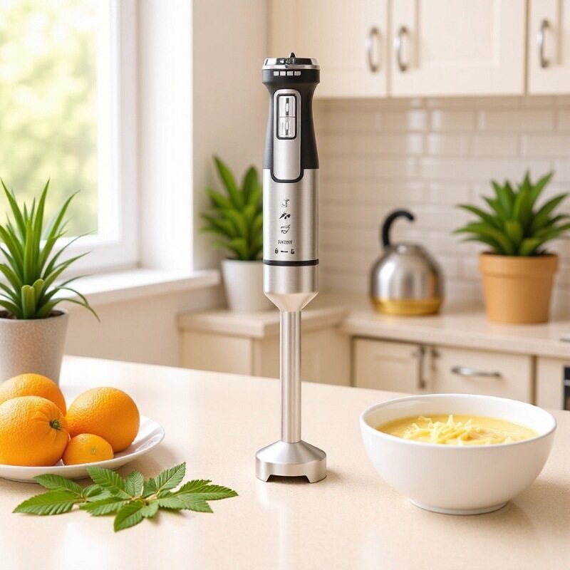 Kitchen Baking Mixer - Hand Blender Food Processor 1500W High