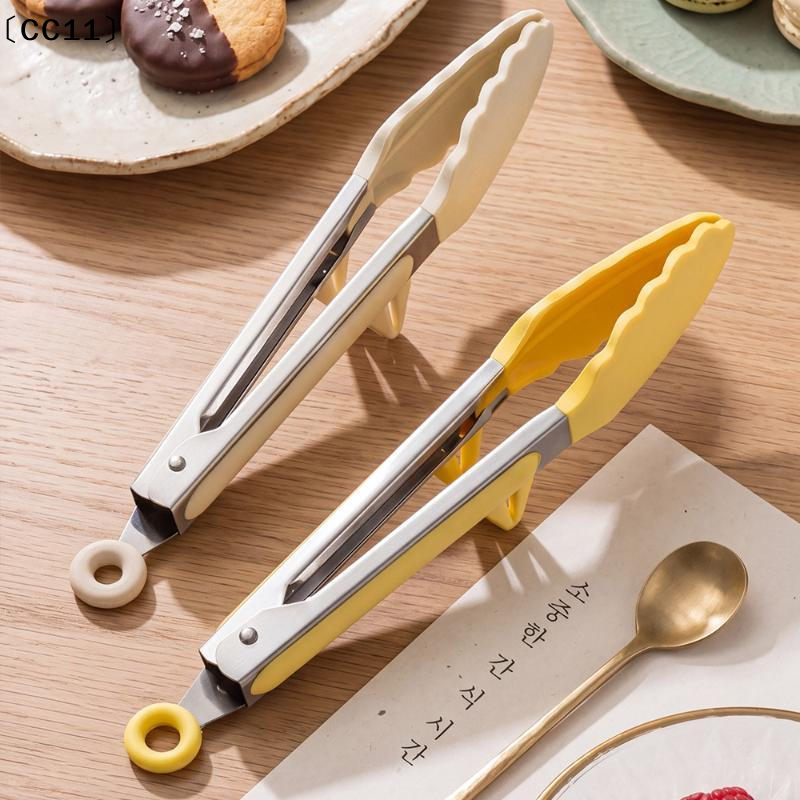 Kitchen Baking Tray Organiser - Silicone BBQ Grilling Tong Cooking Salad