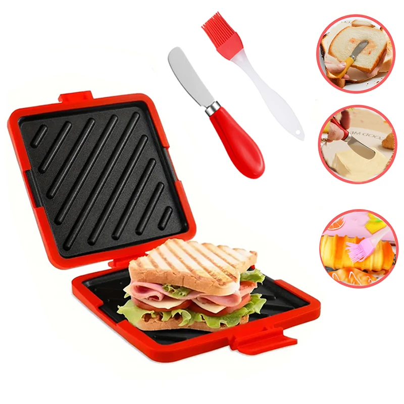 3pack Food Grade Sandwich Toas - Kitchen Baking Set ulasan dan harga