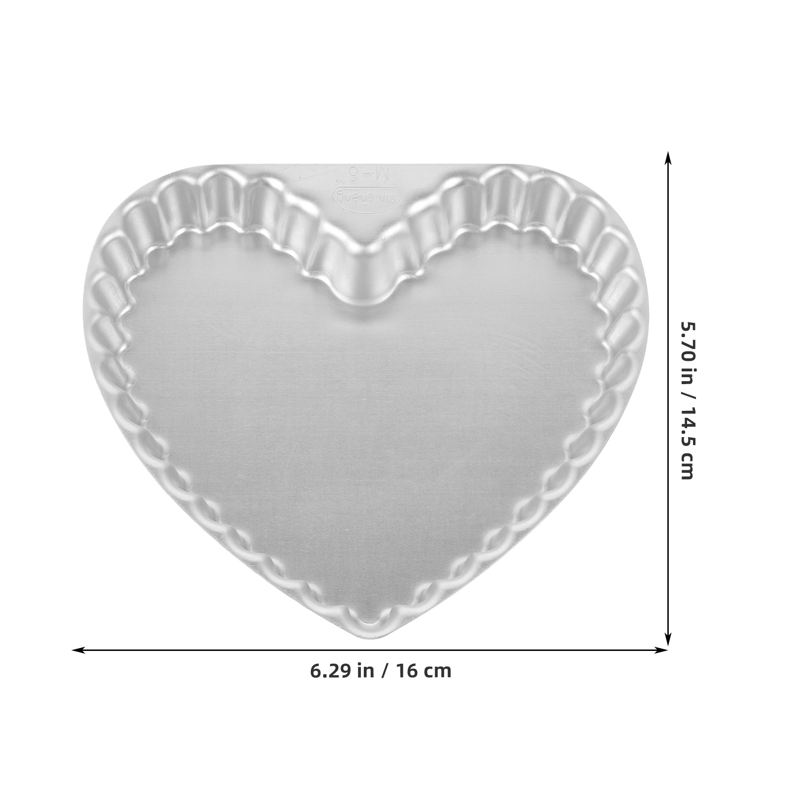 Heart Cake Pan Aluminum Alloy  - Baking Kitchen Diy ulasan dan harga