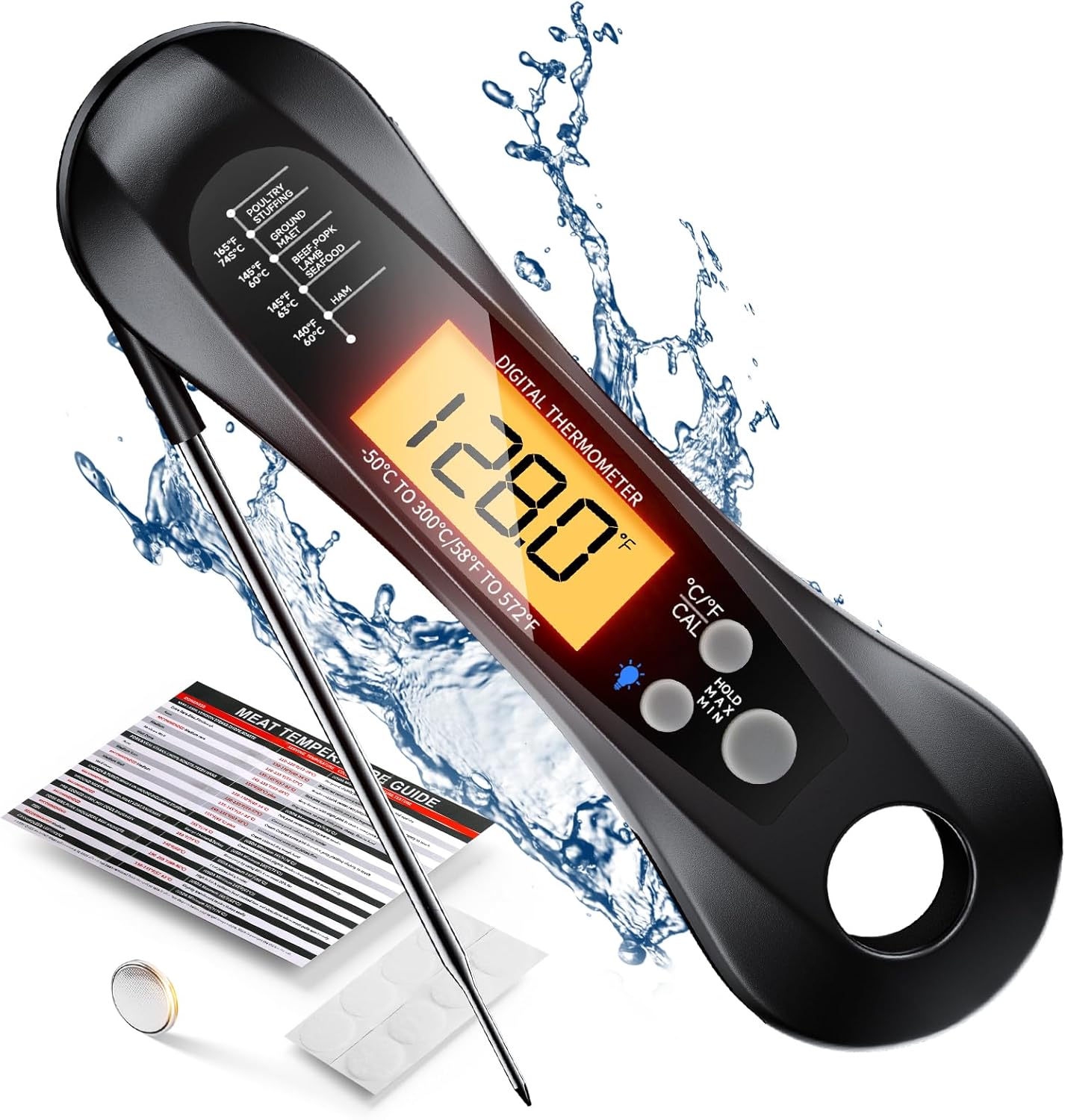 Digital Meat Thermometer Water - Kitchen Equipment For Baking ulasan dan harga
