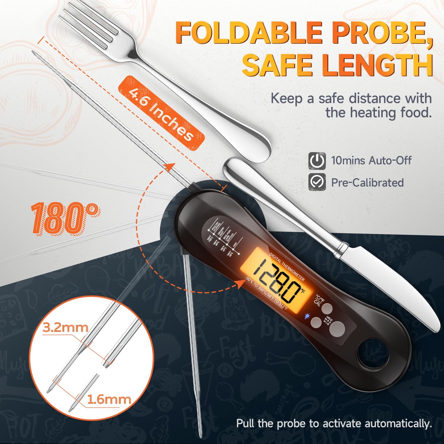 Digital Meat Thermometer Water - Kitchen Equipment For Baking ulasan dan harga