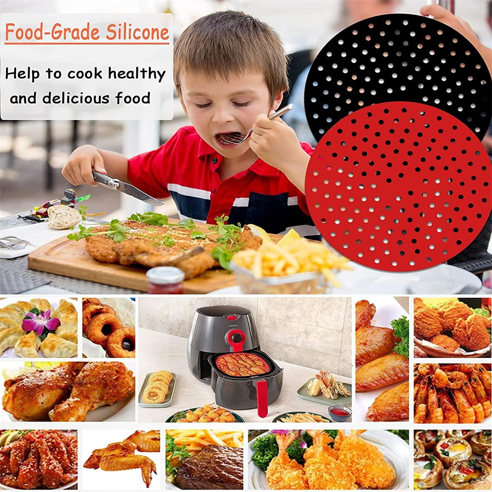Reusable Air Fryer Pad, Silico - Kitchen Equipment For Baking ulasan dan harga