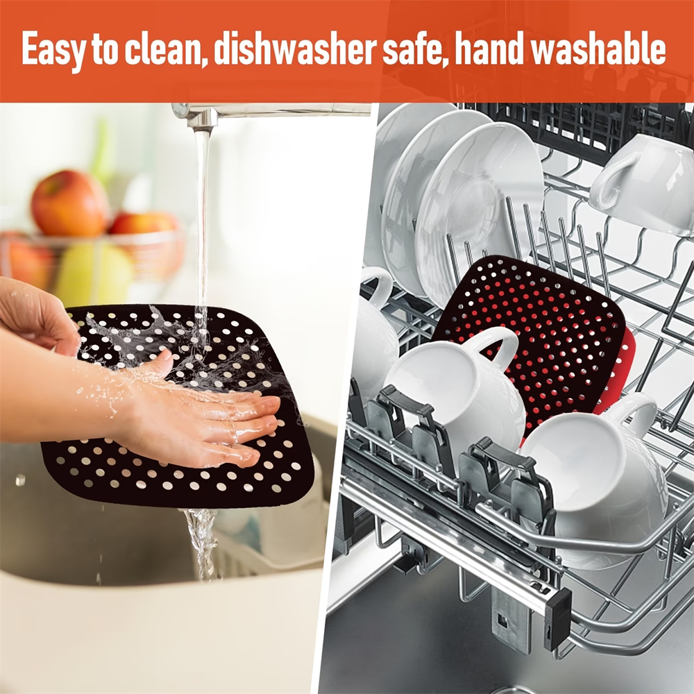Reusable Air Fryer Pad, Silico - Kitchen Equipment For Baking ulasan dan harga