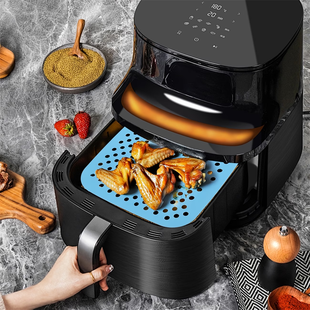 Reusable Air Fryer Pad, Silico - Kitchen Equipment For Baking ulasan dan harga