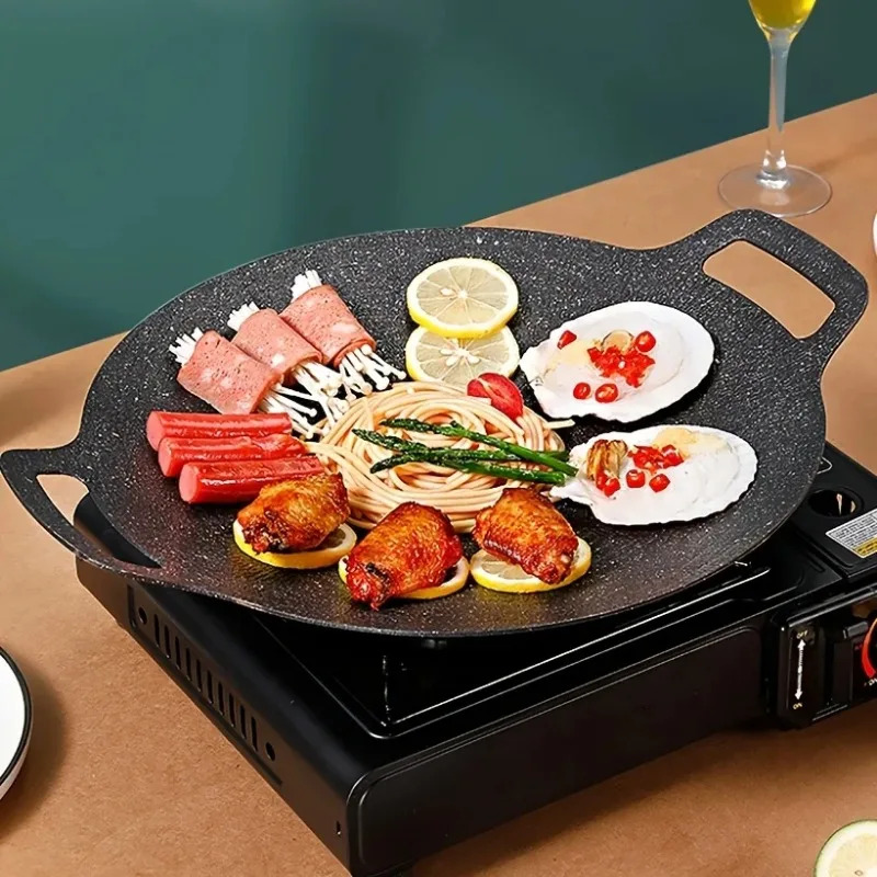 Non-Stick Roasting Korean BBQ  - Kitchen Baking Tray Organiser ulasan dan harga