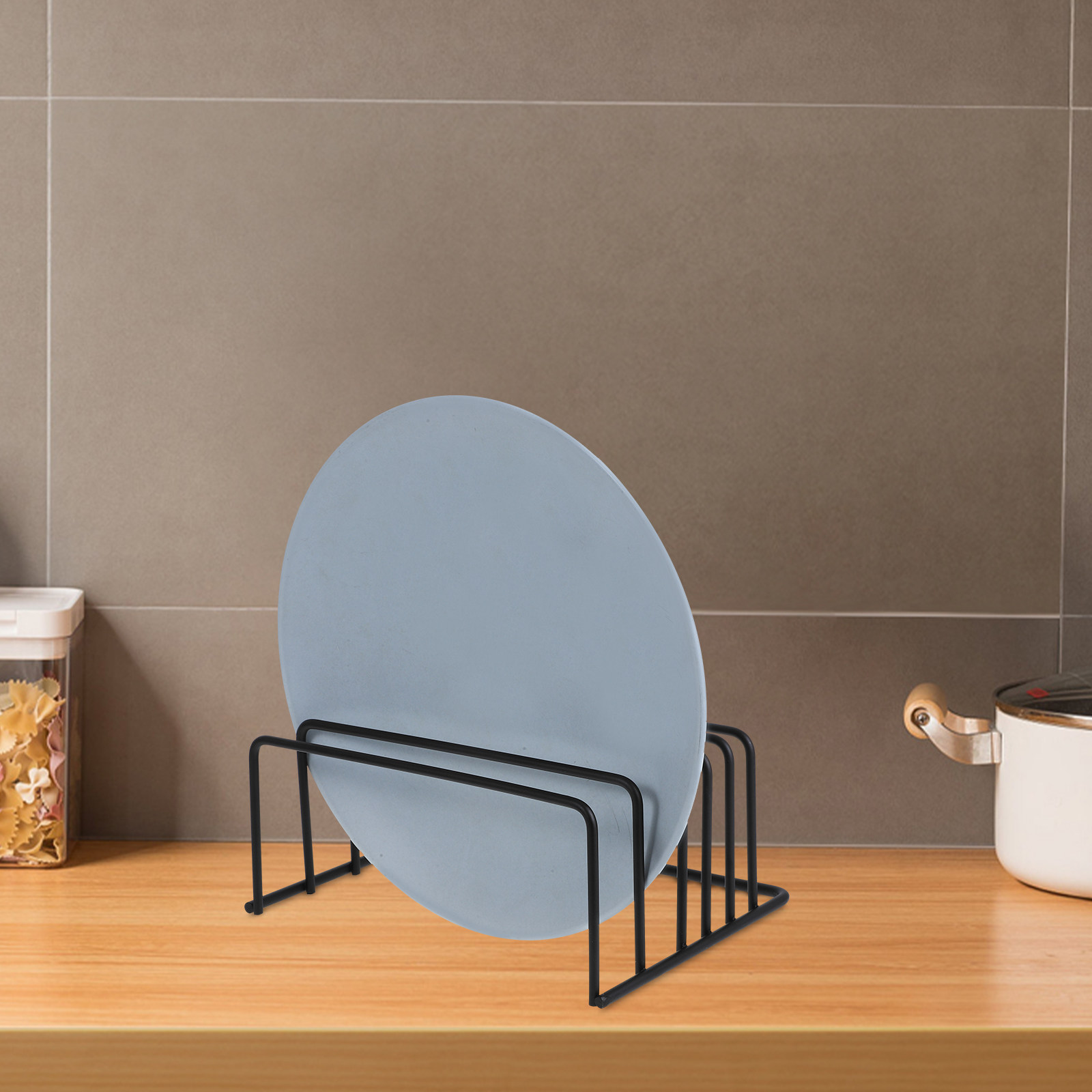 2Pcs Kitchen Storage Rack Lid  - Kitchen Cabinet Baking Sheet Organizer ulasan dan harga