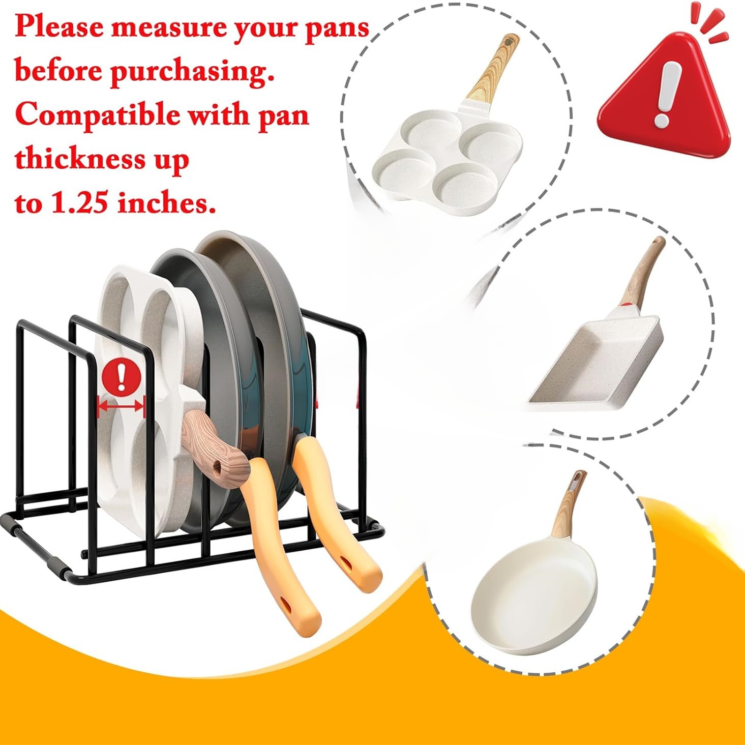 Steel Kitchen Cabinet Organize - Kitchen Baking Pan Organizer ulasan dan harga