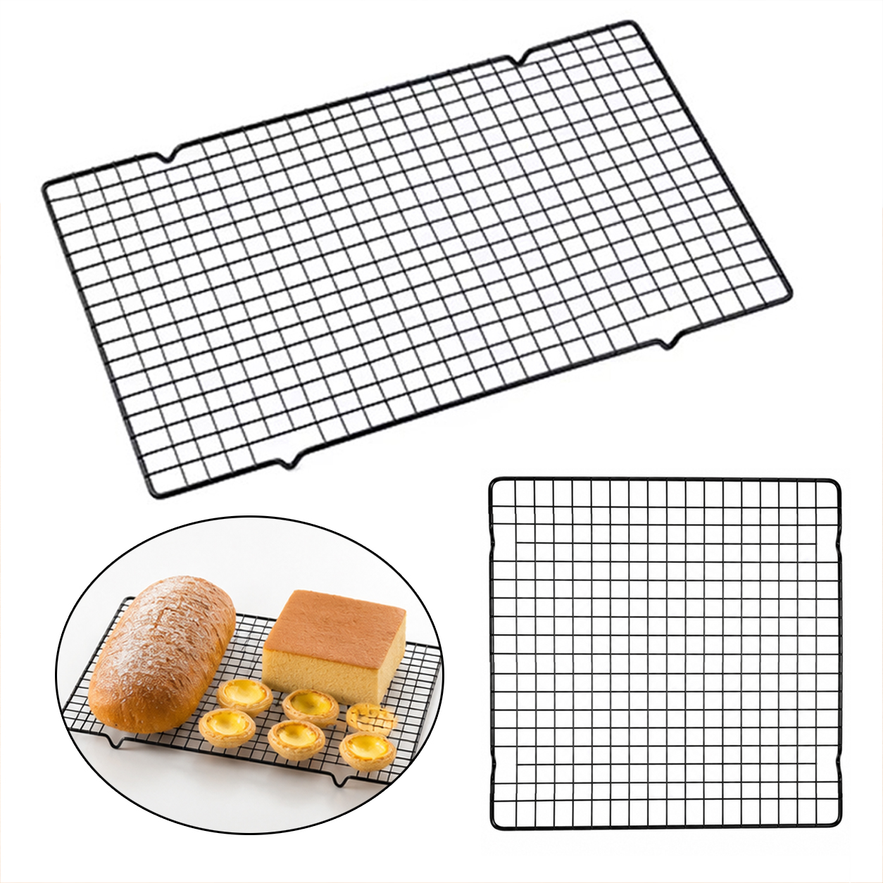 1/2pcs Cake Cooling Rack Small - Kitchen Baking Tray ulasan dan harga