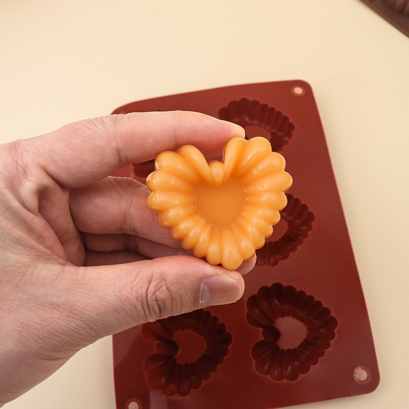 Heart-shaped Silicone Chocolat - Kitchen Equipment For Baking ulasan dan harga
