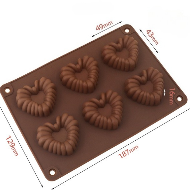 Heart-shaped Silicone Chocolat - Kitchen Equipment For Baking ulasan dan harga