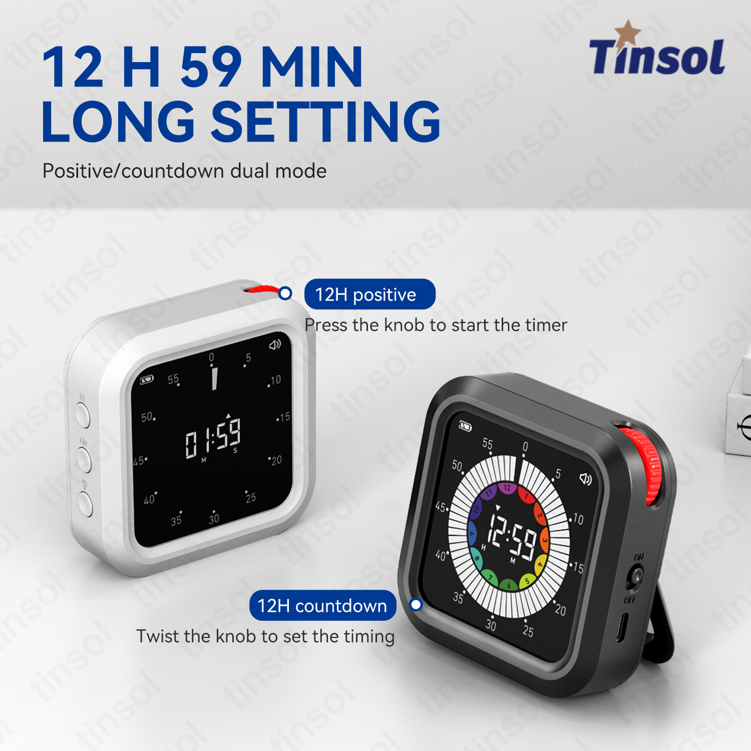 TINSOL Visual timer for studen - Baking Kitchen Hourly ulasan dan harga