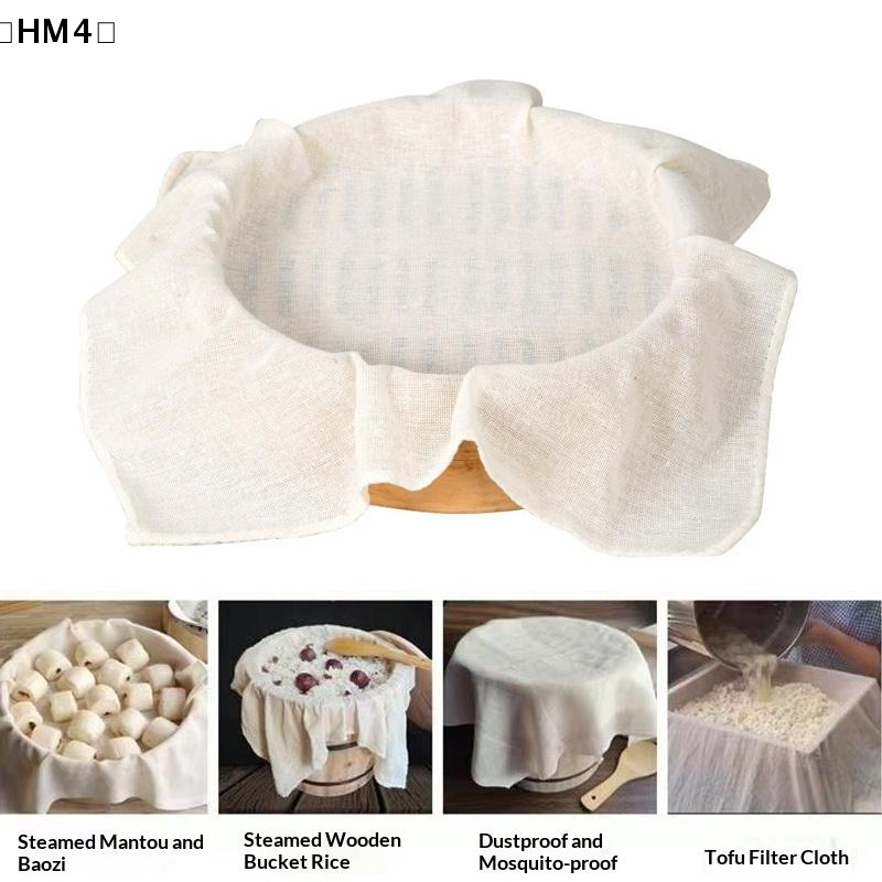 3Pcs 40/60CM Pure Cotton Steam - Kitchen Equipment For Baking ulasan dan harga