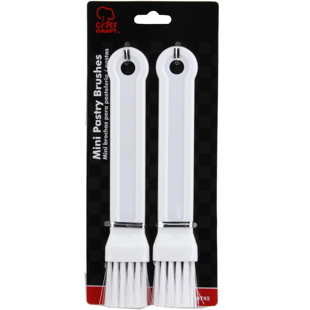 7 Inch White Mini Pastry Brush - Kitchen Baking Set ulasan dan harga