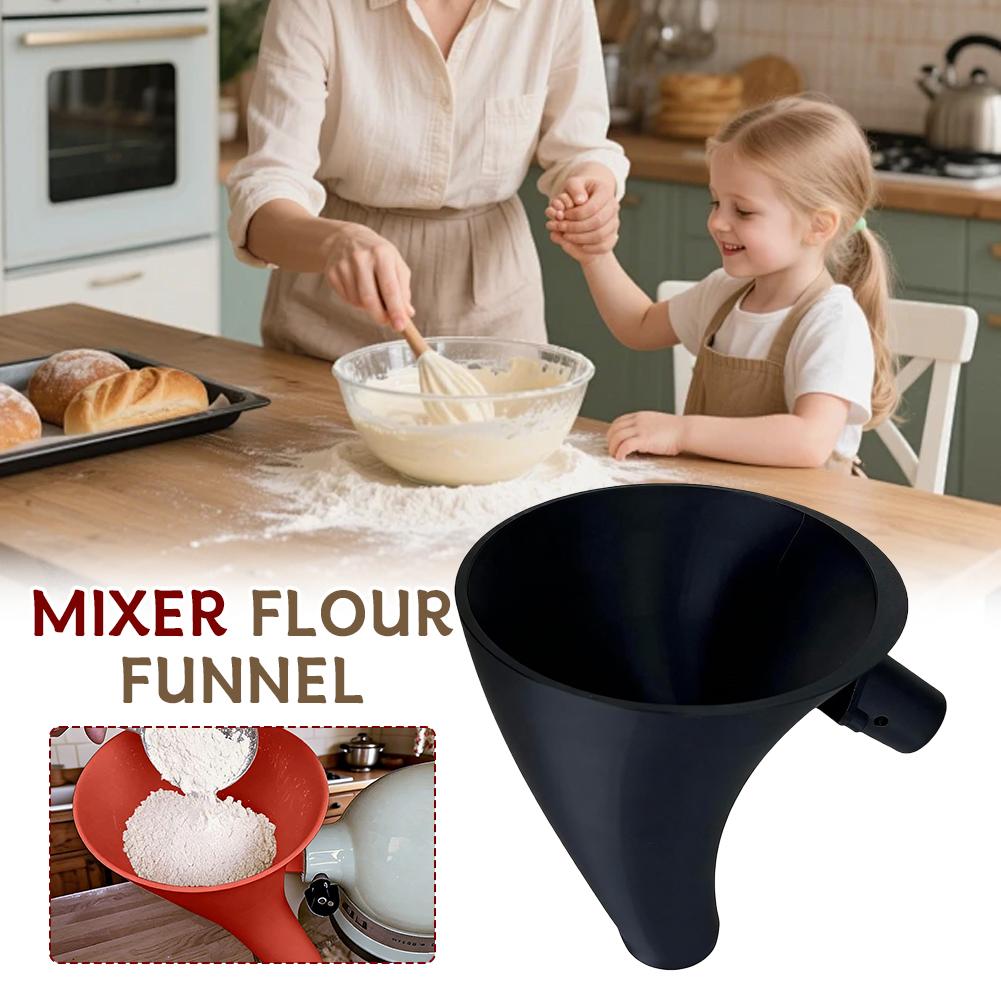 Spill Proof Flour Funnel for 5 - Kitchen Baking Mixer ulasan dan harga