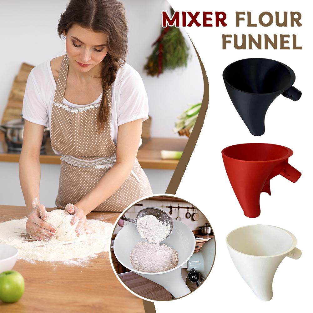 Spill Proof Flour Funnel for 5 - Kitchen Baking Mixer ulasan dan harga