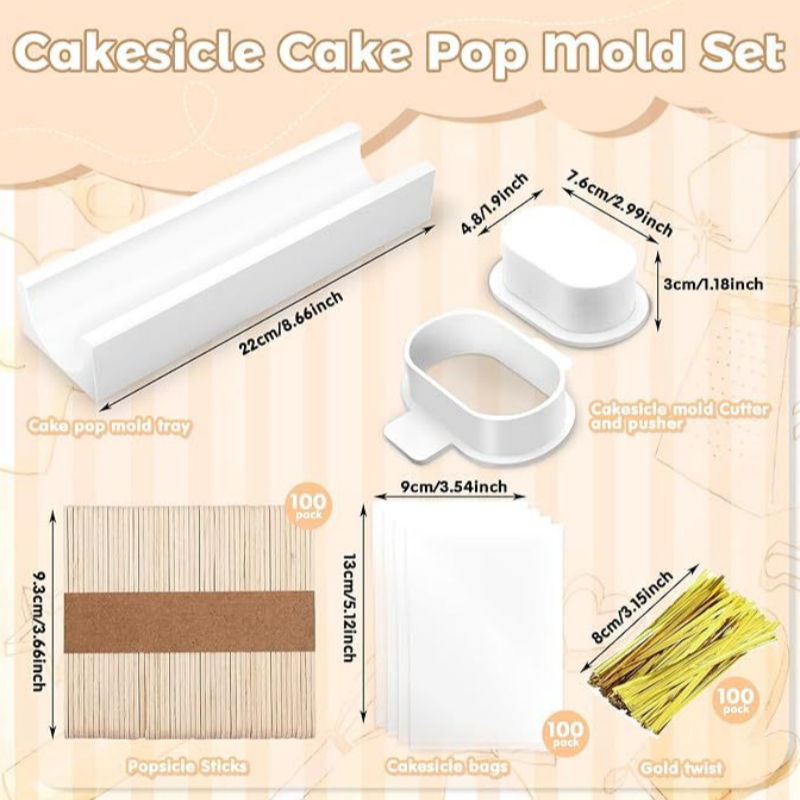 Cake Pop Mold Set with Tray No - Kitchen Baking Tray ulasan dan harga