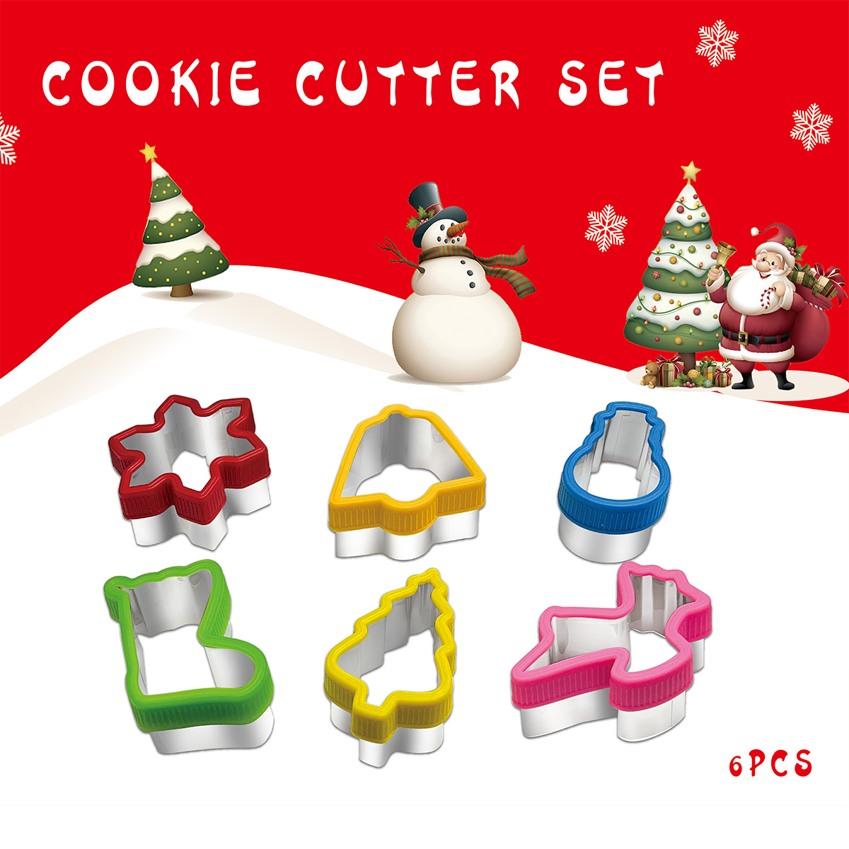 Christmas cookie cutting handg - Kitchen Baking Set ulasan dan harga