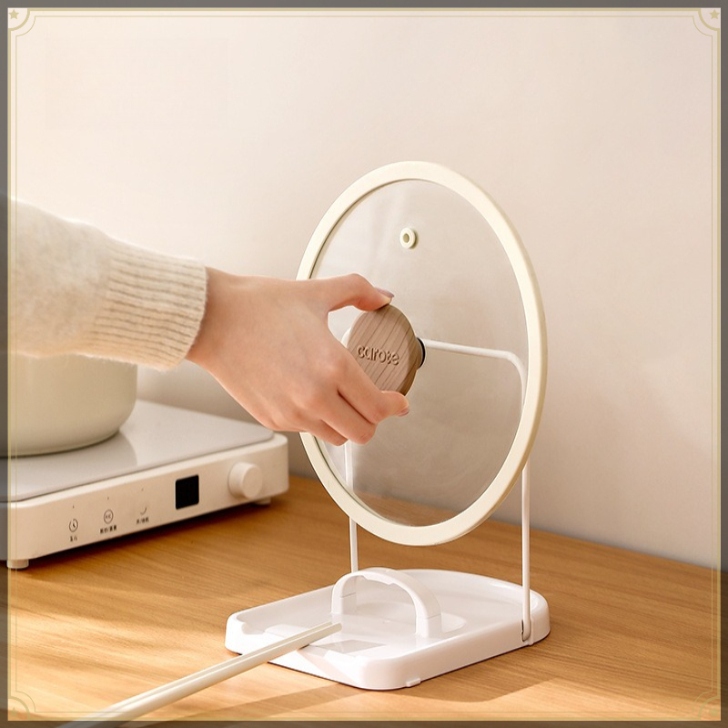Countertop Pot Lid Holder ABS  - Kitchen Baking Pan Organizer ulasan dan harga