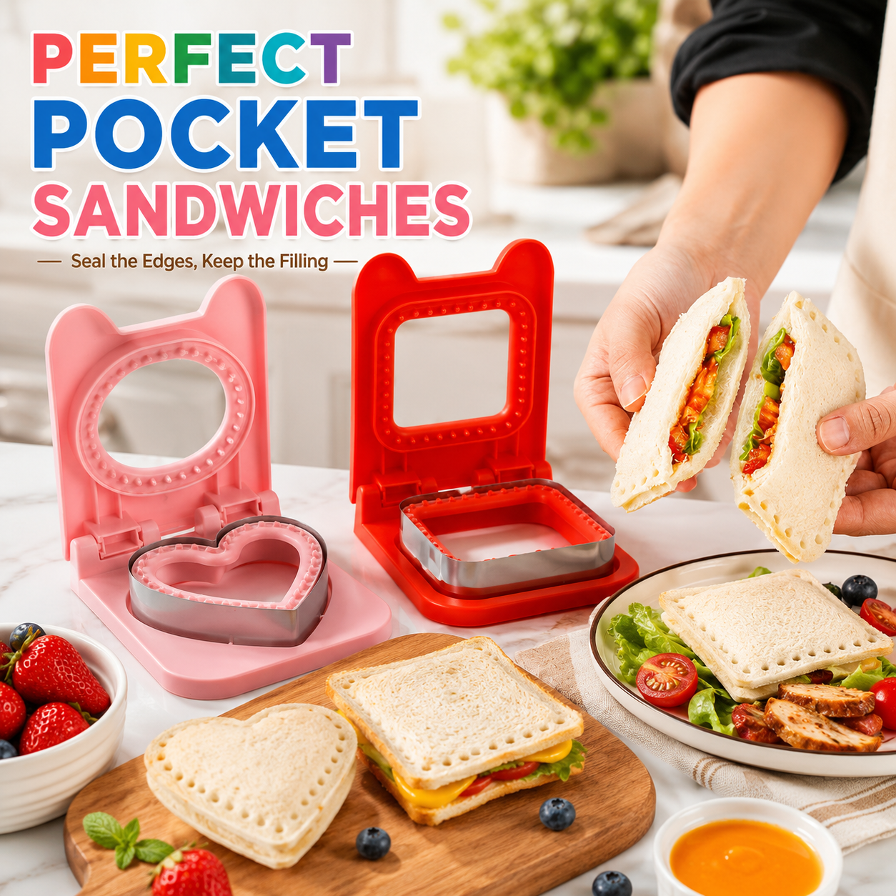 Pocket Sandwich Maker Stainles - Kitchen Equipment For Baking ulasan dan harga