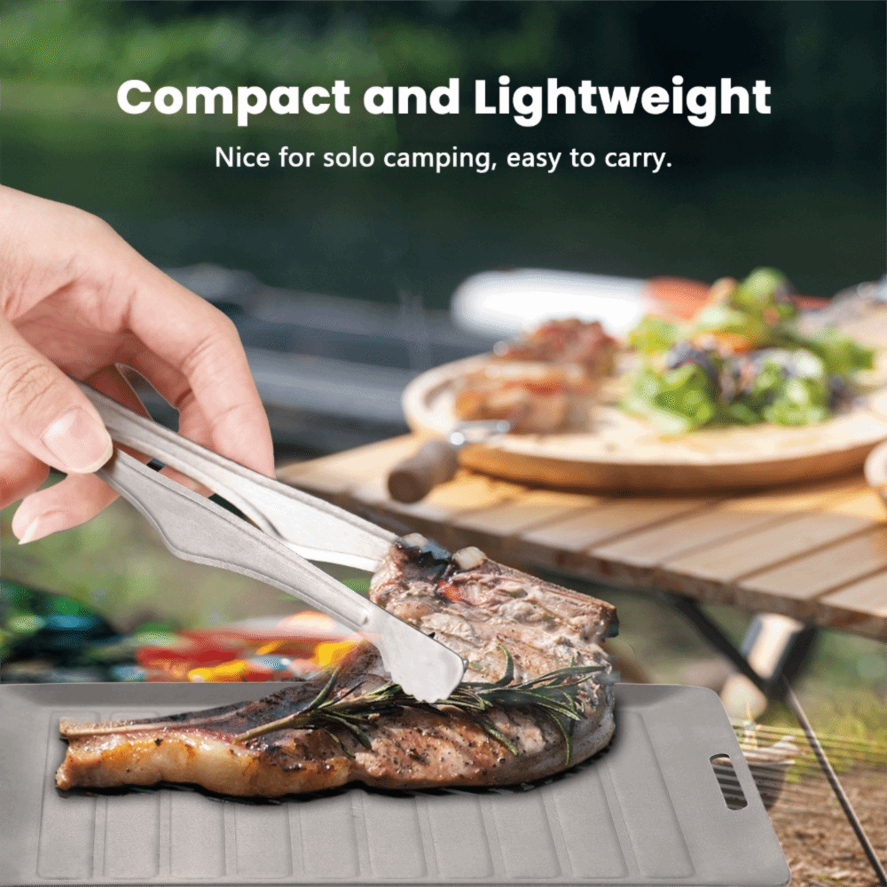 Durable Titanium Camping Grill - Kitchen Baking Tray Organiser ulasan dan harga