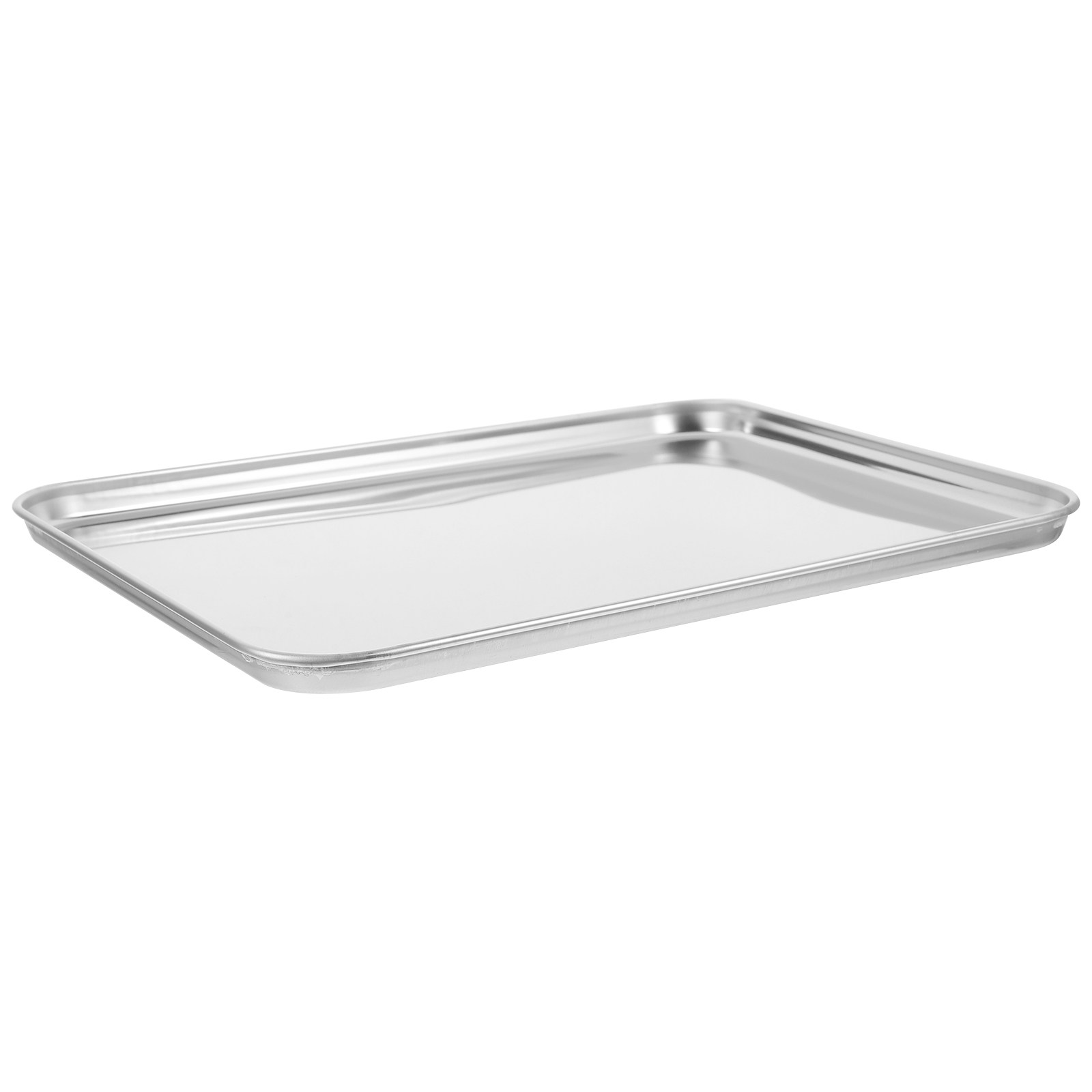 Stainless Steel Rectangular Fl - Kitchen Baking Tray ulasan dan harga