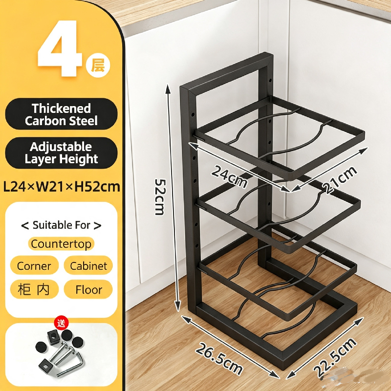 Adjustable Pot Rack Organizer, - Kitchen Baking Pan Organizer ulasan dan harga