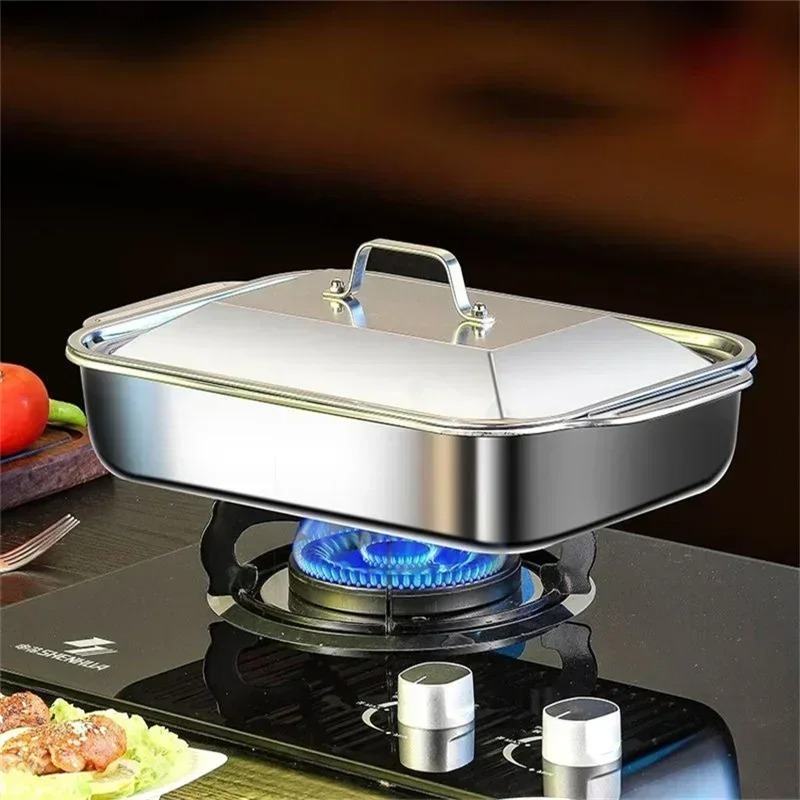 Stainless Steel Baking Pan Cak - Kitchen Baking Tray ulasan dan harga