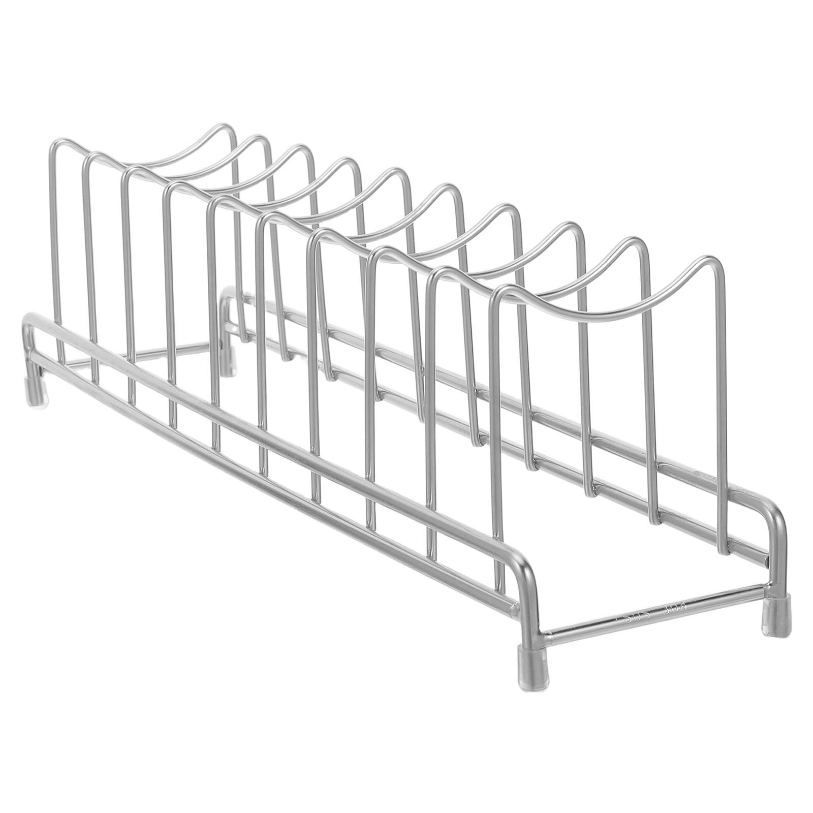 9 Section Stainless Steel Pot  - Kitchen Cabinet Baking Sheet Organizer ulasan dan harga