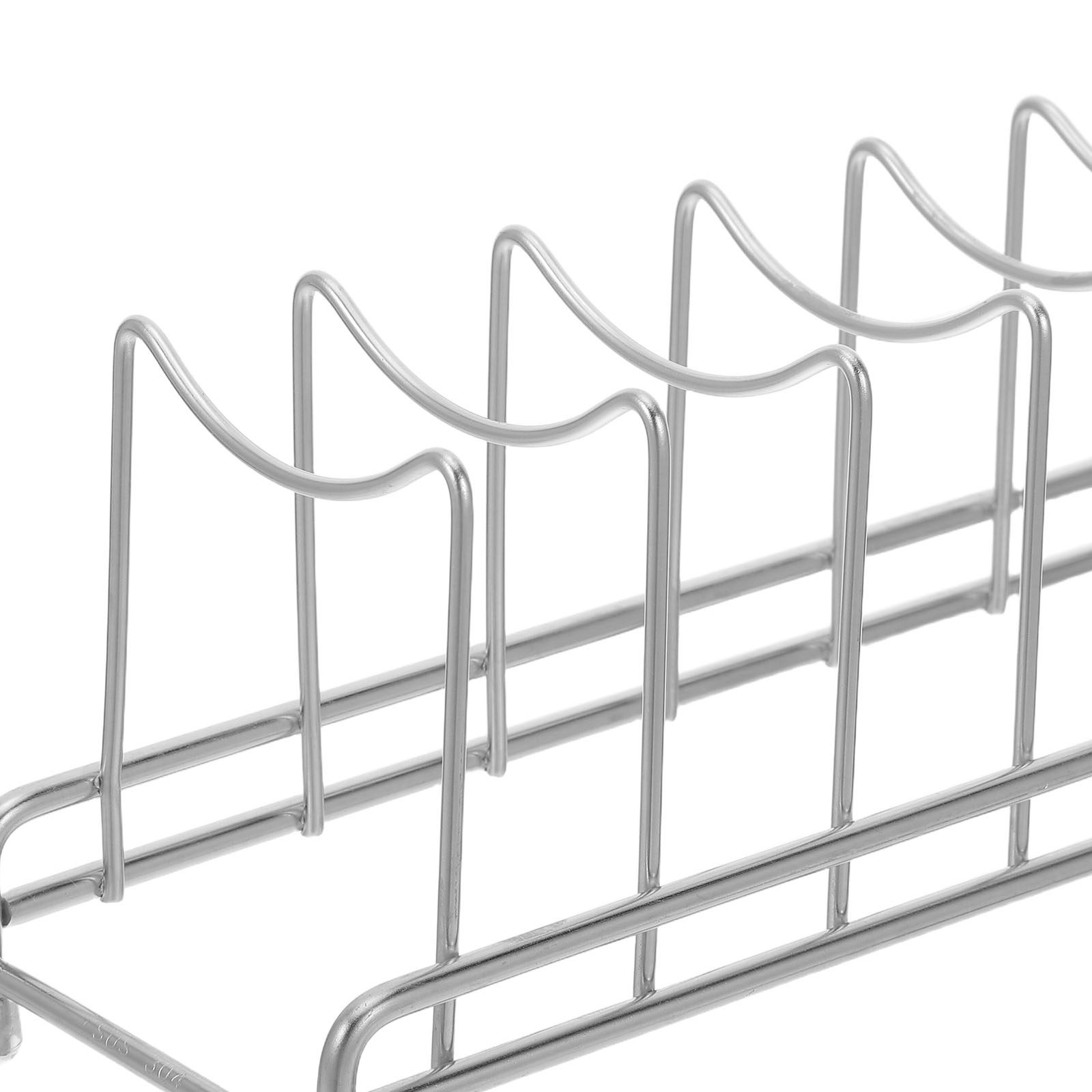 9 Section Stainless Steel Pot  - Kitchen Cabinet Baking Sheet Organizer ulasan dan harga