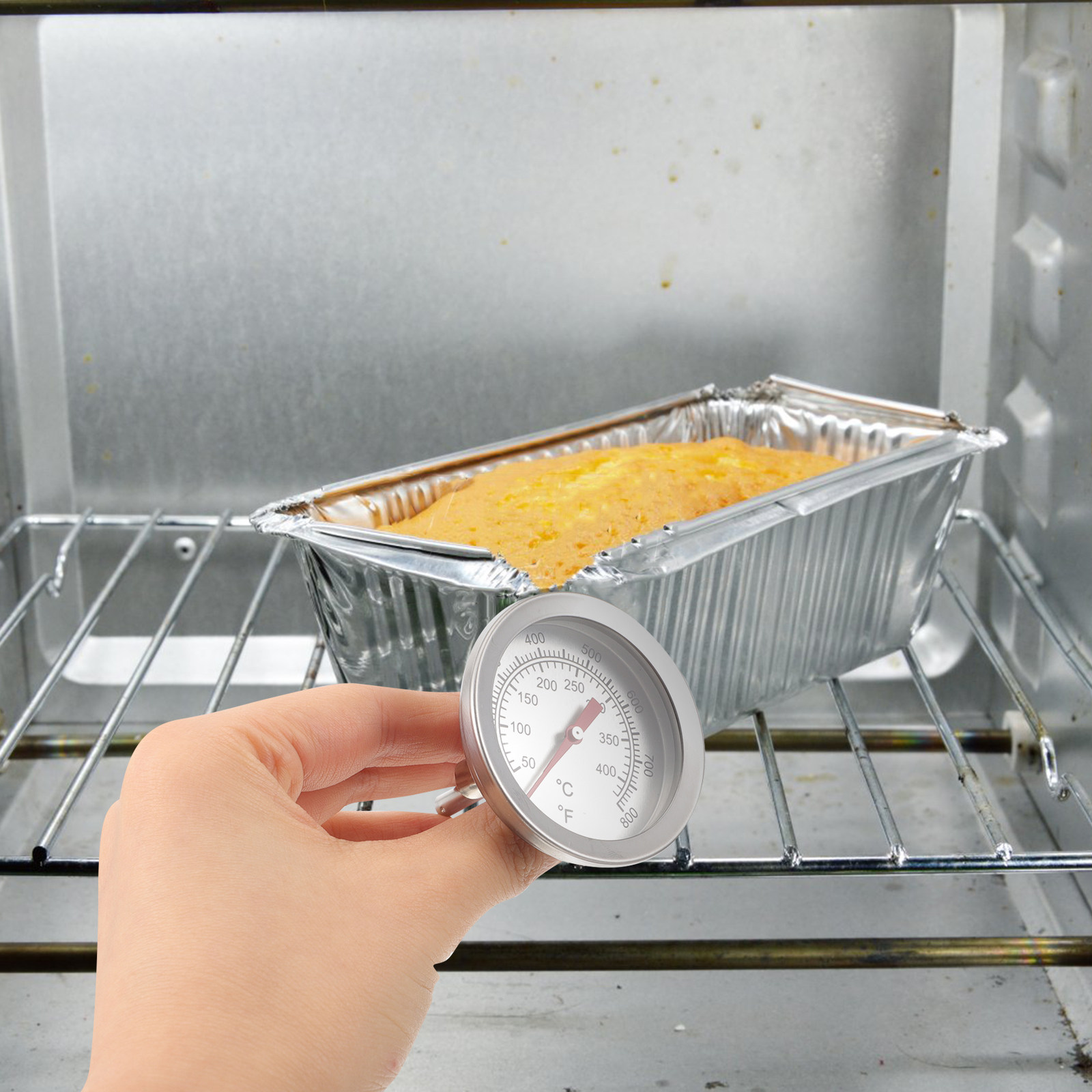 Oven Thermometer Stainless Ste - Kitchen Baking Cooking ulasan dan harga