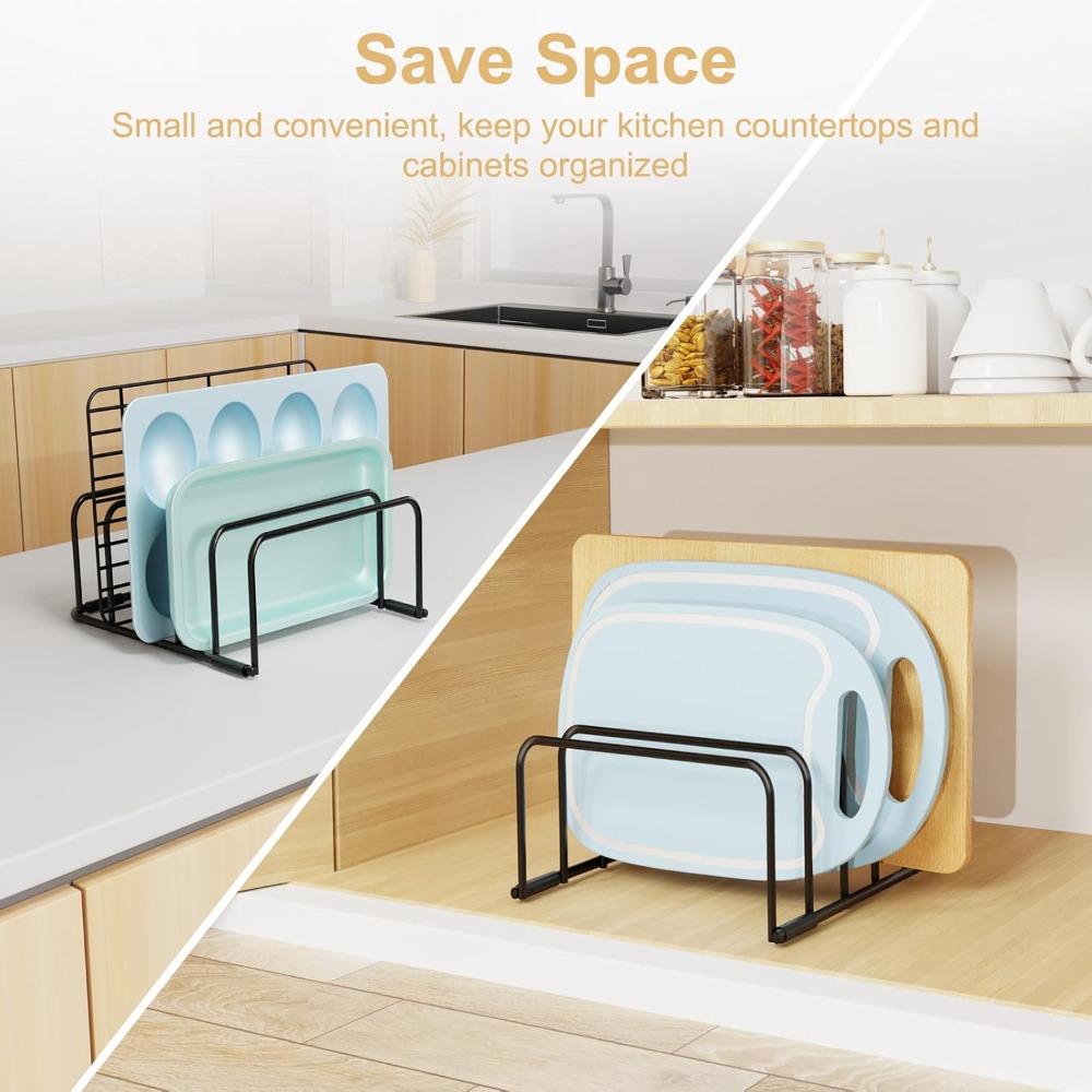 Heavy Duty Metal Kitchen Cabin - Kitchen Cabinet Baking Sheet Organizer ulasan dan harga