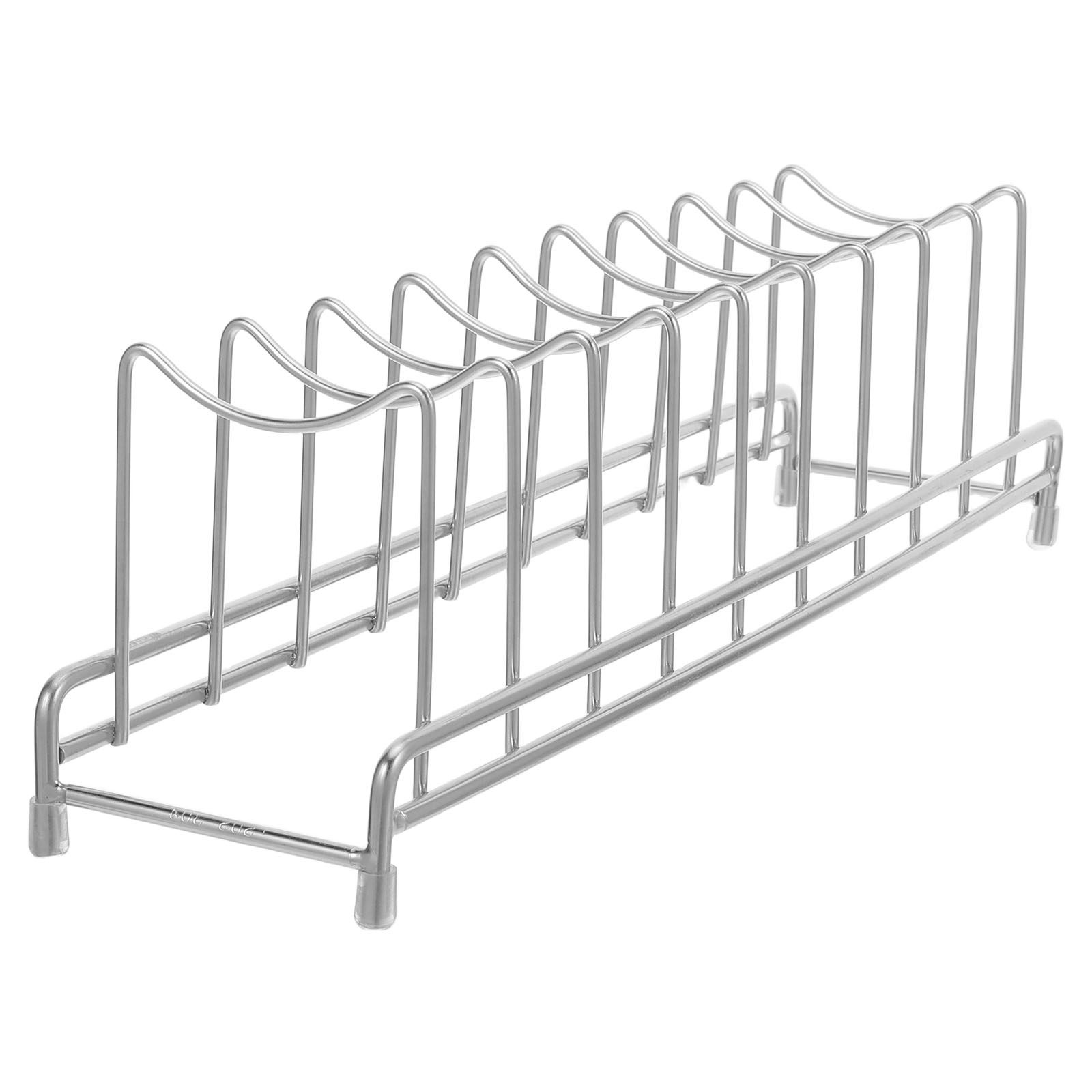 Stainless Steel 9 Section Pot  - Kitchen Cabinet Baking Sheet Organizer ulasan dan harga