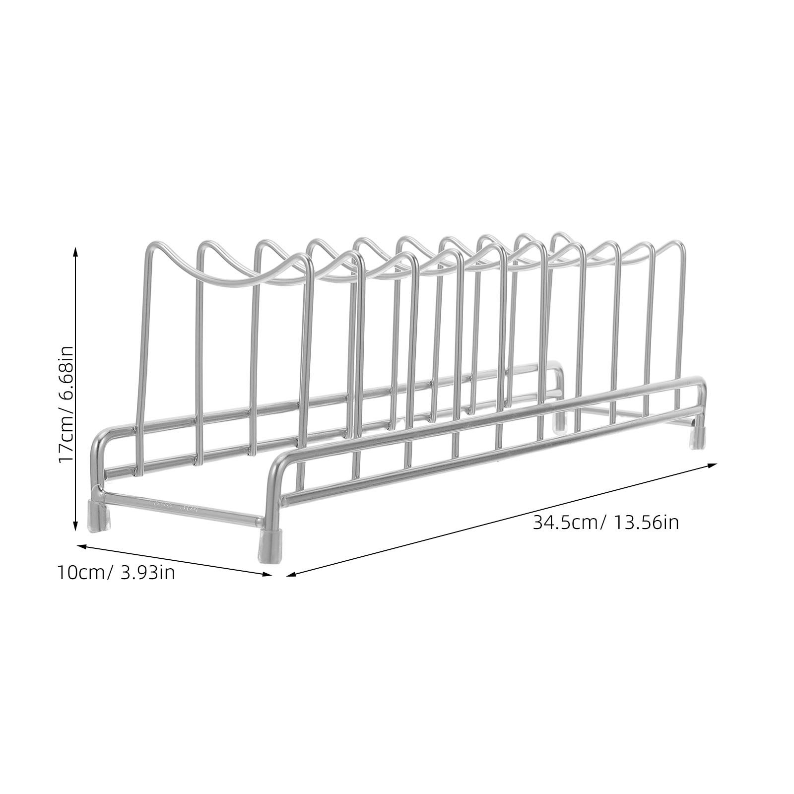 Stainless Steel 9 Section Pot  - Kitchen Cabinet Baking Sheet Organizer ulasan dan harga