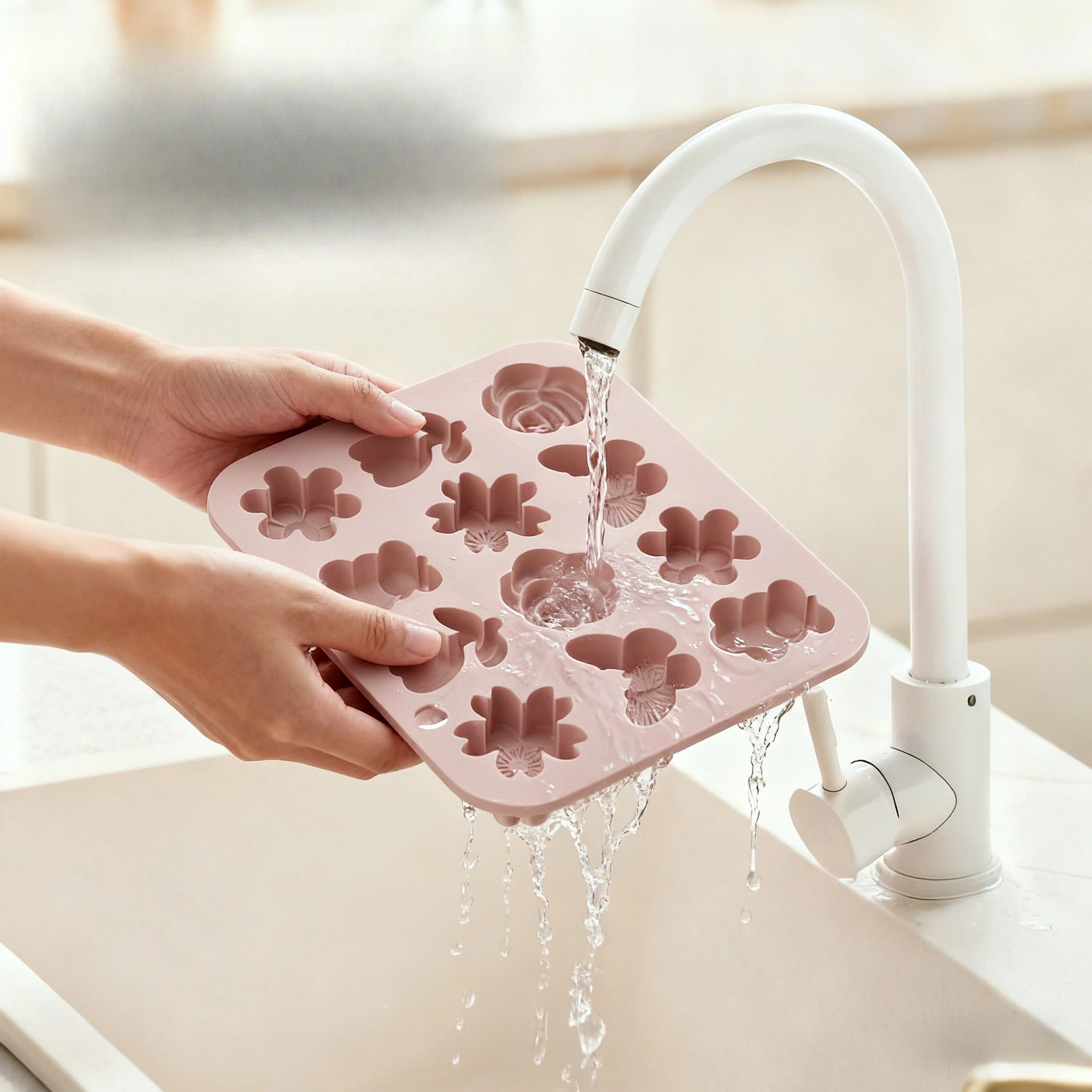 Silicone Flower Shape Cake Mol - Kitchen Baking Tray ulasan dan harga