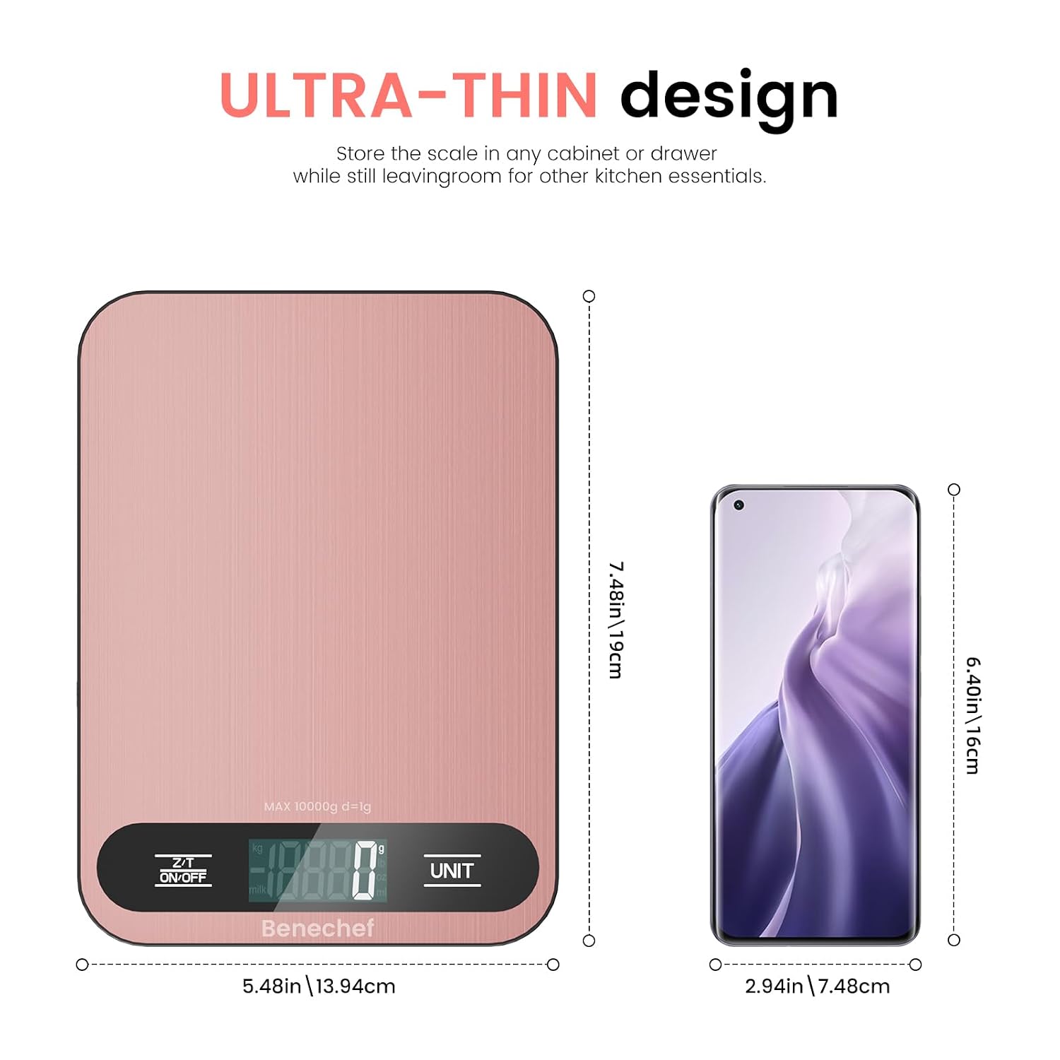 Digital Kitchen Scale, 1g Prec - Kitchen Baking Cooking ulasan dan harga
