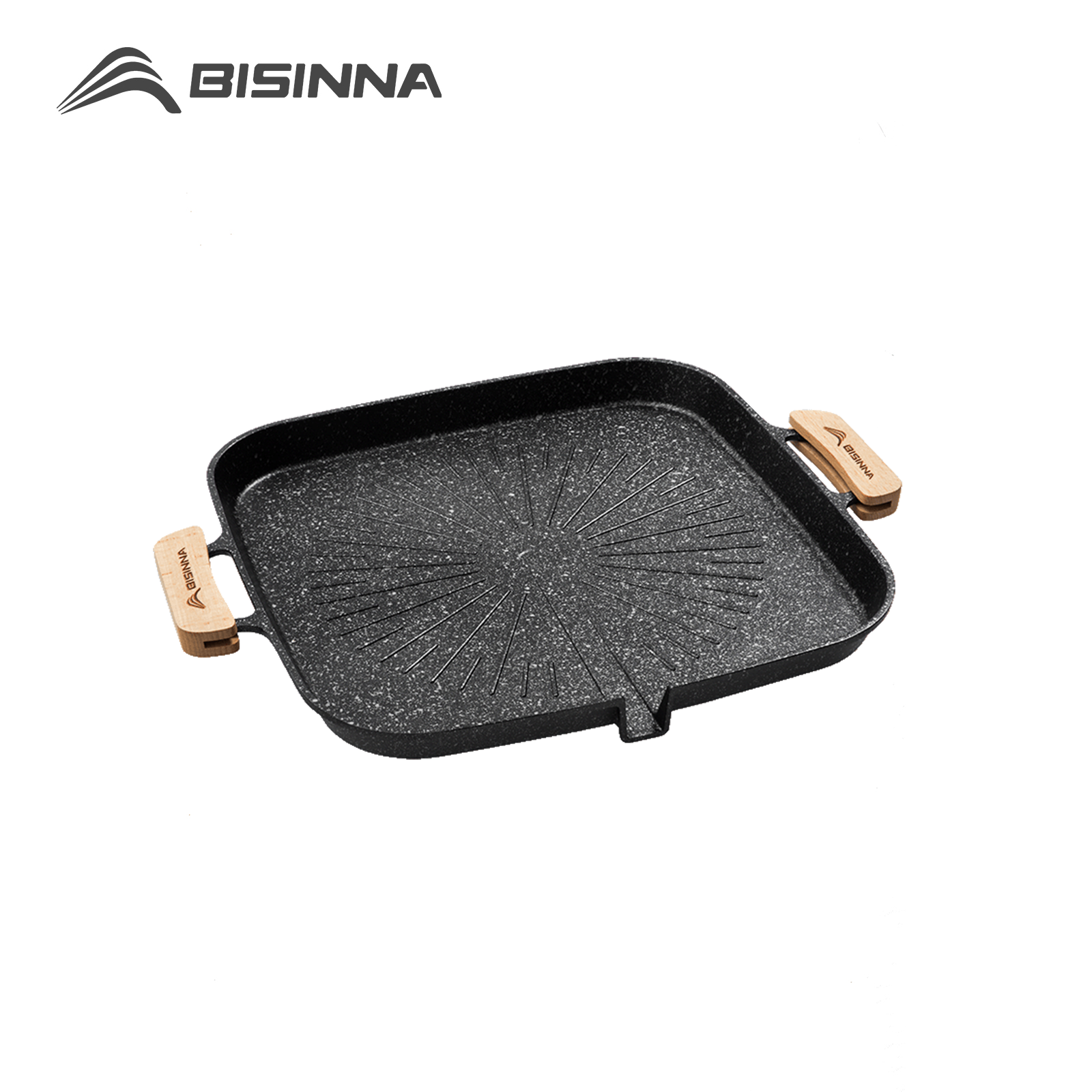 BISINNA Square BBQ Grill Pan N - Kitchen Baking Tray Organiser ulasan dan harga