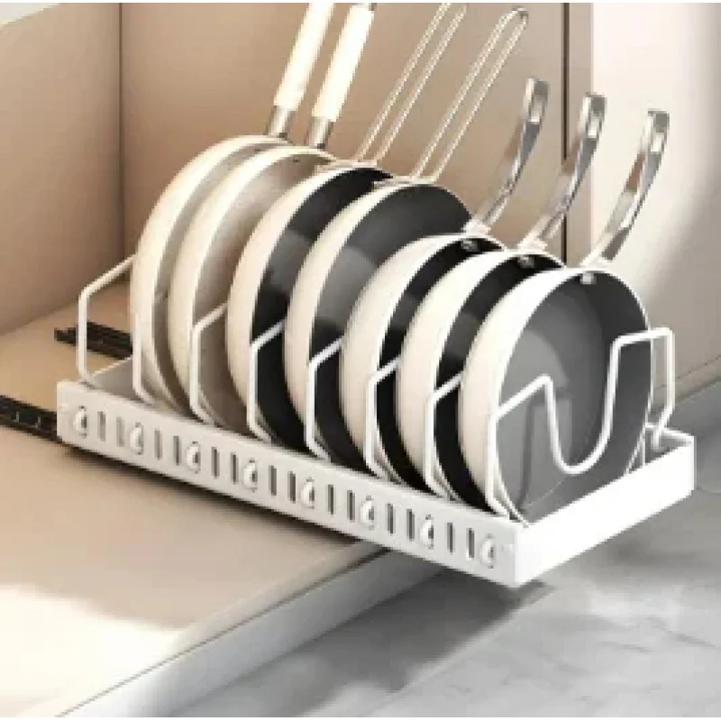 Pull out Pots and Pans Organiz - Kitchen Baking Pan Organizer ulasan dan harga