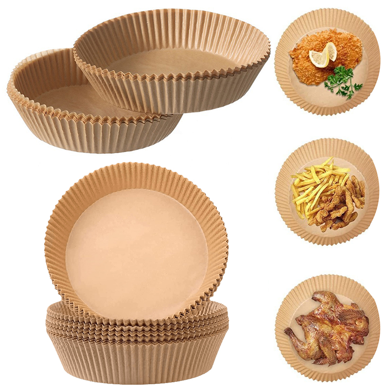 50/100PCS Air Fryer Paper Plat - Kitchen Baking Set ulasan dan harga