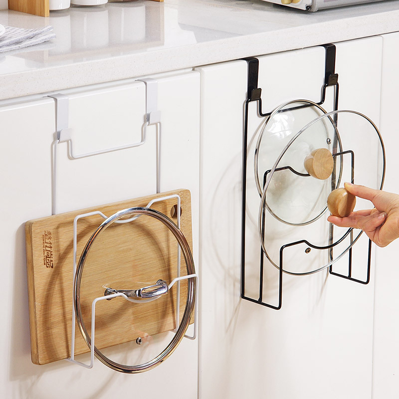 Hanging Pot Lid Rack for Cupbo - Kitchen Baking Pan Organizer ulasan dan harga