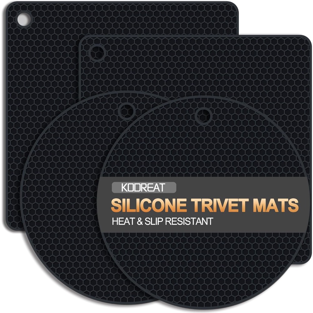 Heat-Resistant Silicone Trivet - Kitchen Baking Set ulasan dan harga