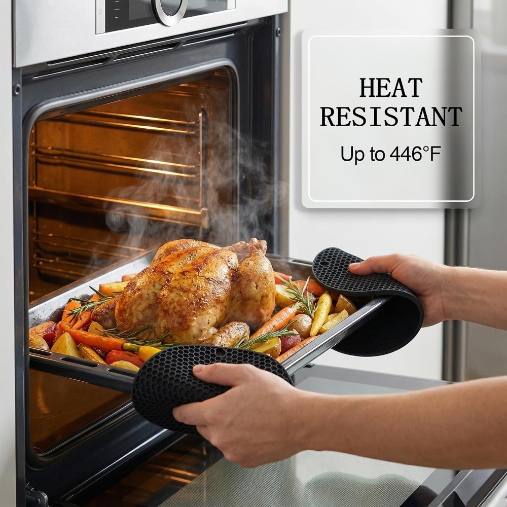 Heat-Resistant Silicone Trivet - Kitchen Baking Set ulasan dan harga