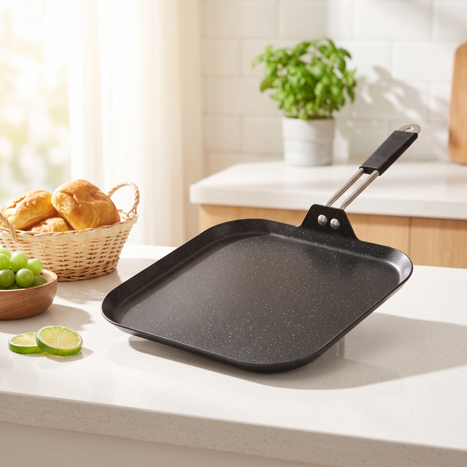 Baking Pan with Handle Versati - Kitchen Baking Tray ulasan dan harga