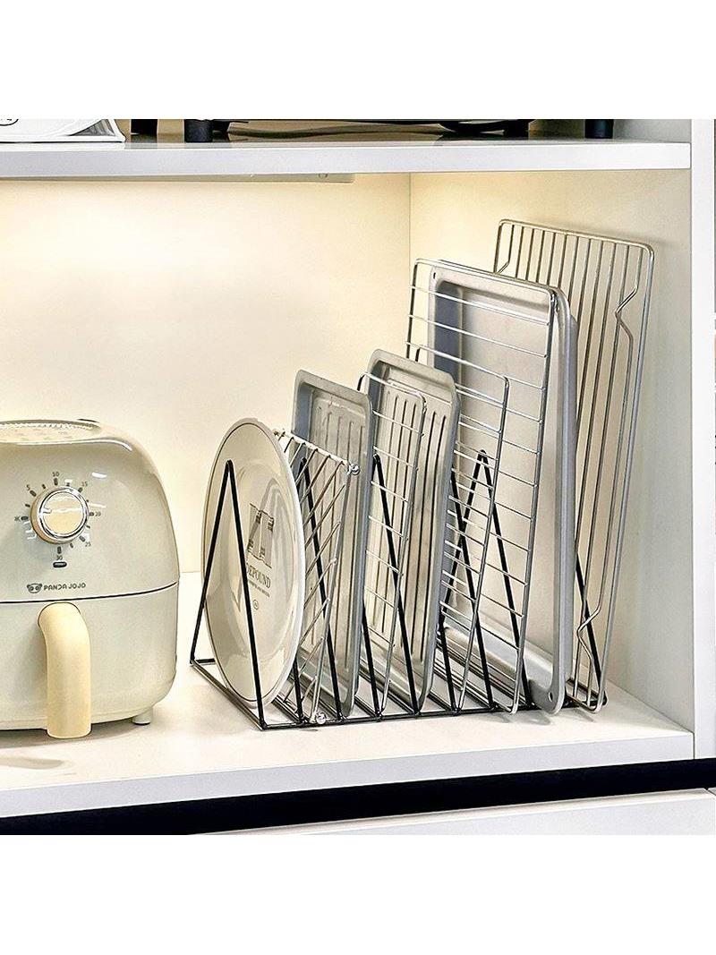 Kitchen Storage Rack Iron Art  - Kitchen Baking Pan Organizer ulasan dan harga