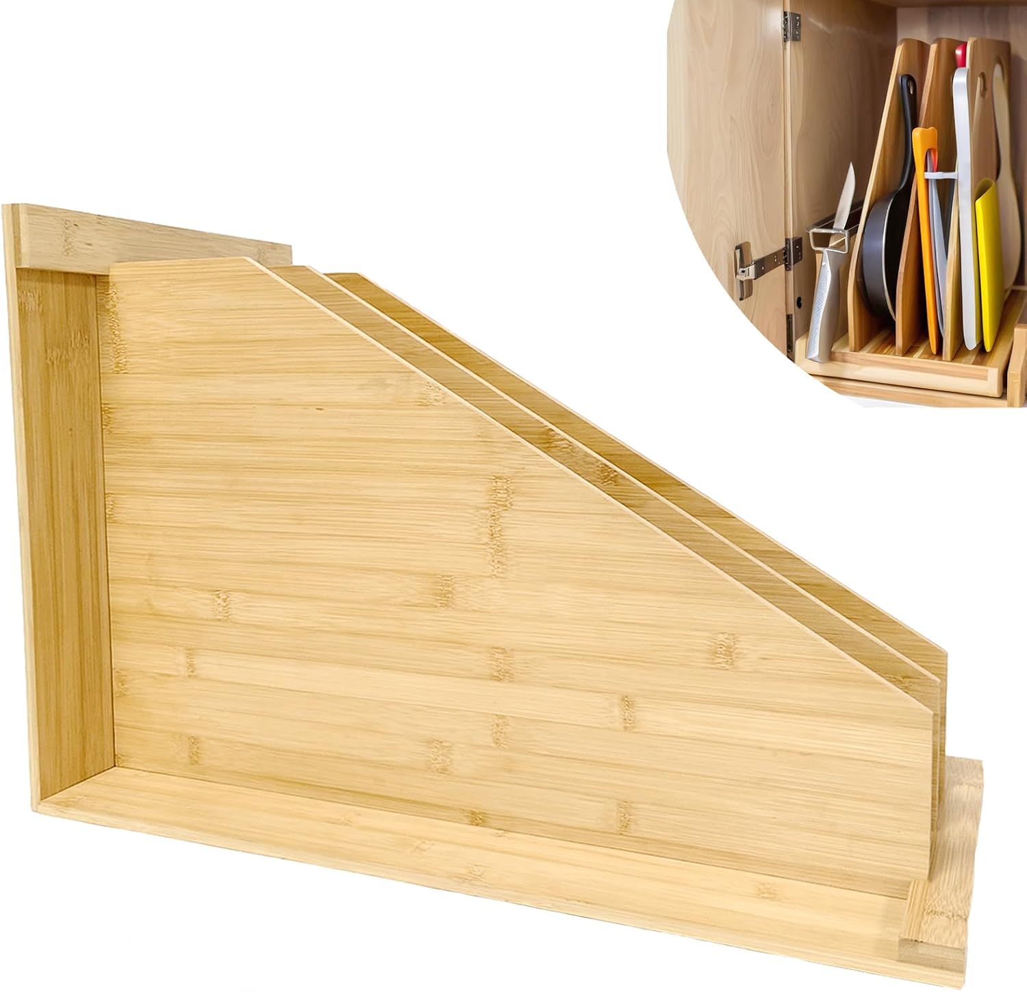 Tray Dividers for Kitchen Cabi - Kitchen Cabinet Baking Sheet Organizer ulasan dan harga