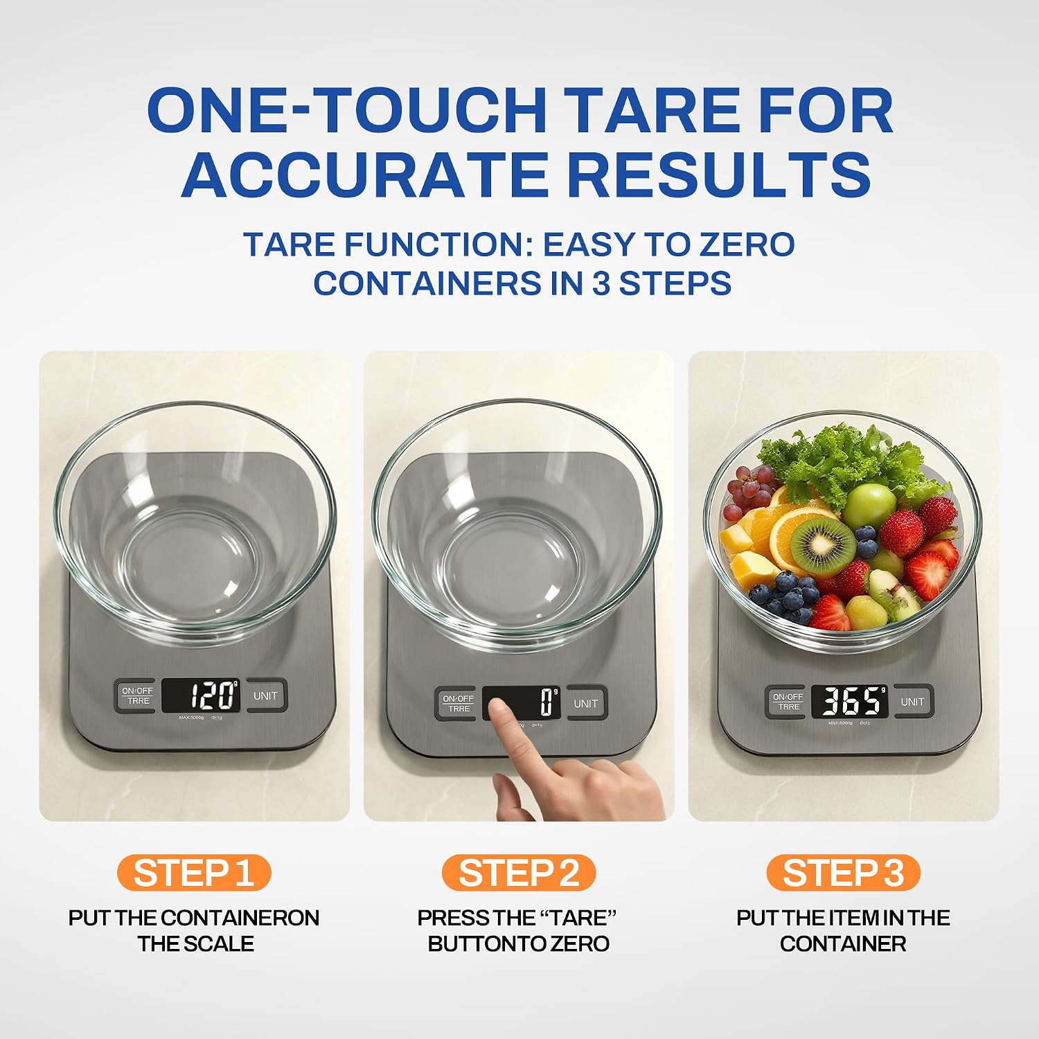 Digital Kitchen Scale 5kg/1g,  - Kitchen Baking Cooking ulasan dan harga