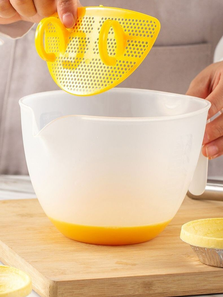 Kitchen Egg Liquid Filter Bowl - Kitchen Baking Mixer ulasan dan harga